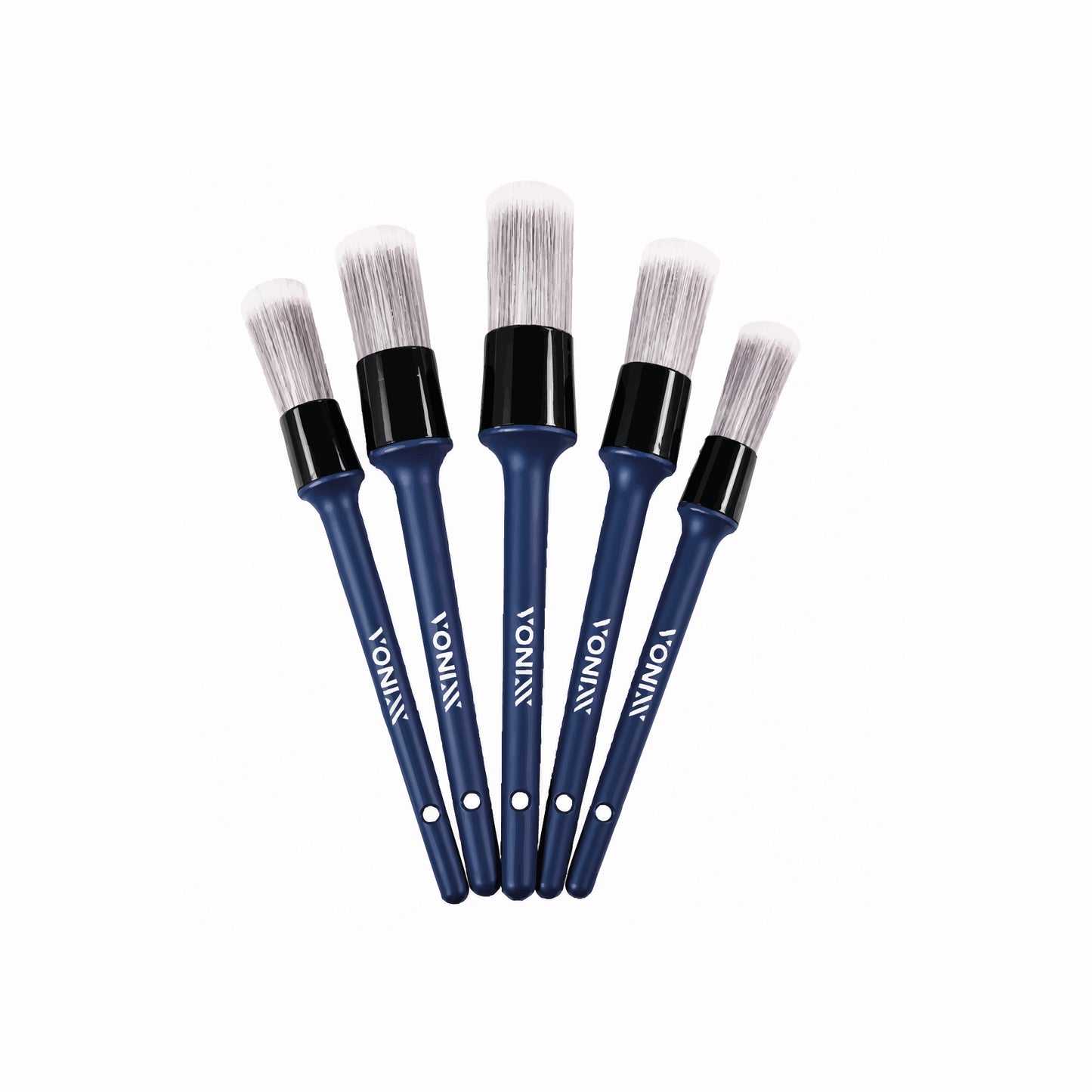 Kit de pinceles para detallado automotriz interno